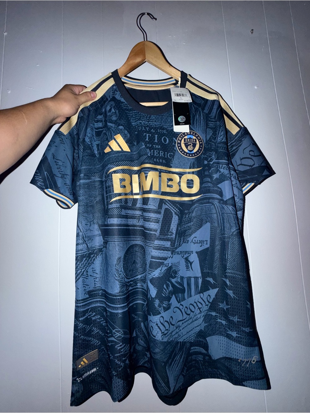 Men Adidas Philadelphia Union Jersey Size L